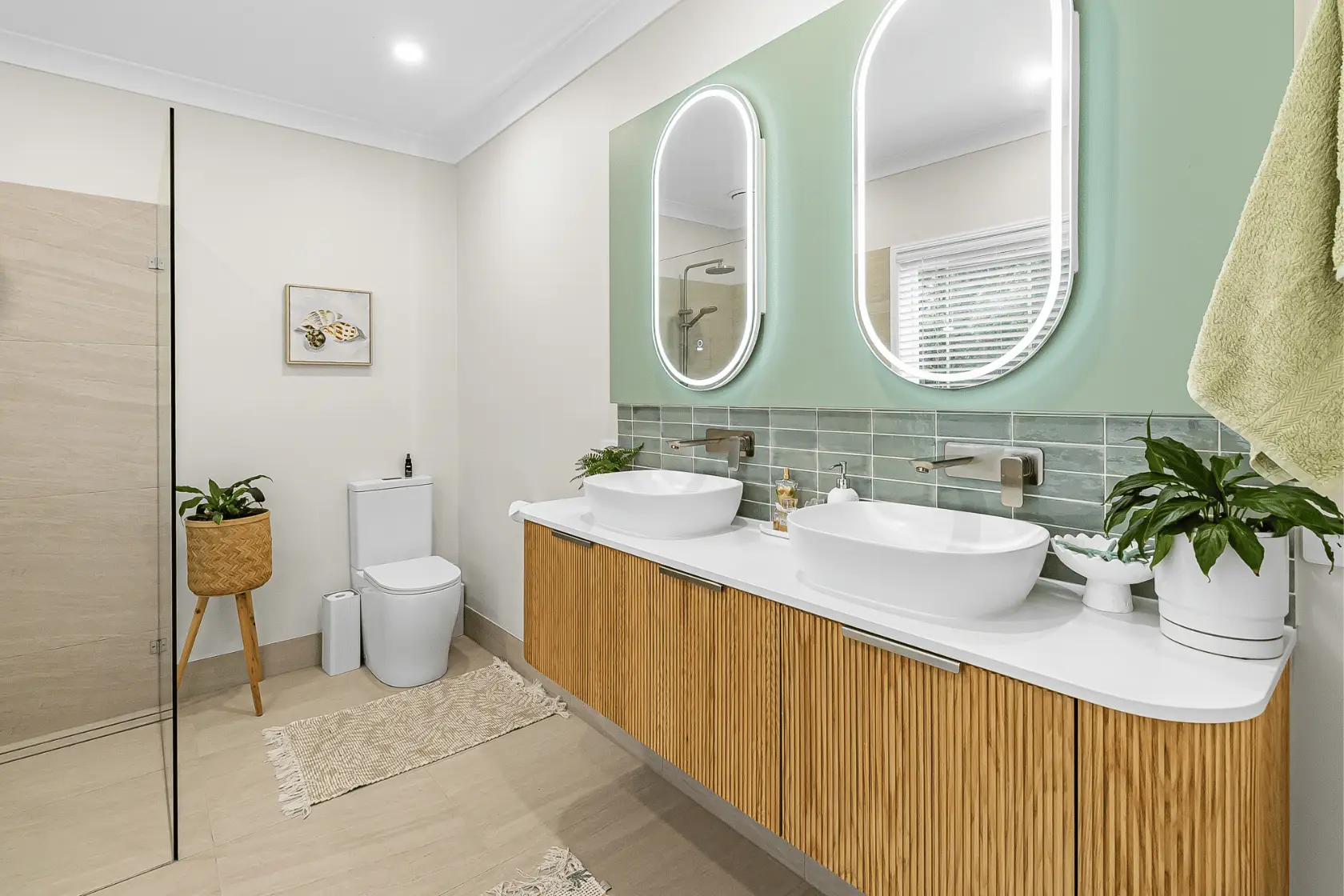 Renovated kitchen with ocean view on the Gold Coast